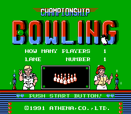 Championship bowling