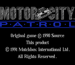 Motor city patrol