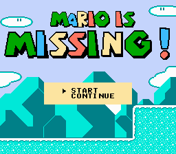 Mario is missing